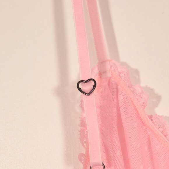 NWT Free People Heart to Heart Mini Slip in Pink Size Large - Picture 11 of 14